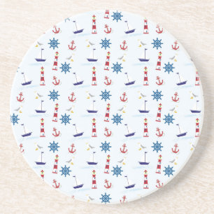 Cool Sea Symbols Coaster