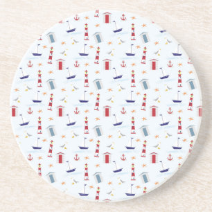 Cool Sea Symbols Coaster