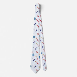 Cool Sea Symbols Tie