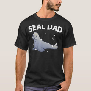 Cool Seal For Dad Papa Sea Lion Animal  Harp Seals T-Shirt