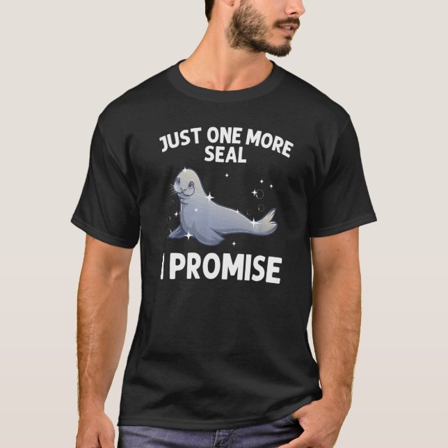 Cool Seal For Men Women Sea Lion Animal  Harp Seal T-Shirt (Front)
