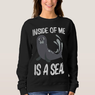 Cool Seal For Men Women Sea Lion Walrus Fur Harp A Sweatshirt