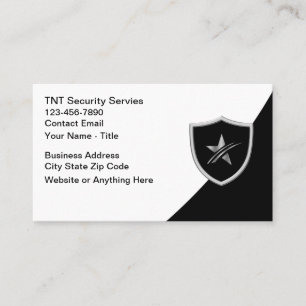 Cool Security Services Business Cards