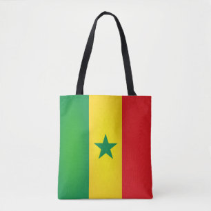 Cool Senegal Flag Fashion Tote Bag