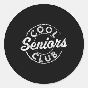 Cool Senior Club Cl Of 2025 Graduation Gifts Gradu Classic Round Sticker