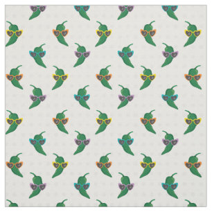 Cool Shades Green Chile Pattern Fabric