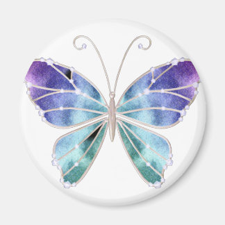 Cool Shades Rainbow Wings Butterfly Magnet