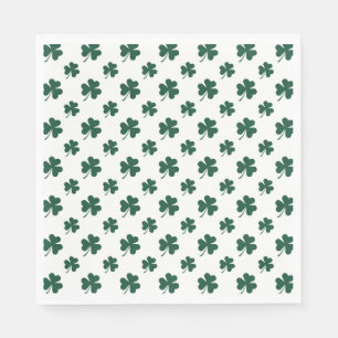 Cool shamrock tiled pattern clover  napkin