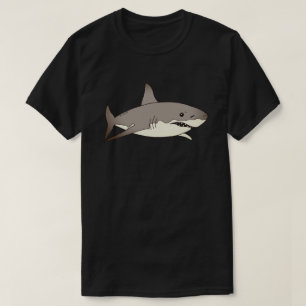 Cool Shark Cartoon Illustration T-Shirt