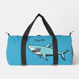 Cool Shark custom name Duffle Bag