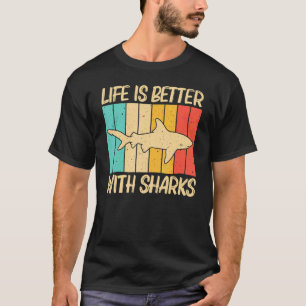 Cool Shark For Men Women Shark Ocean Animal T-Shirt