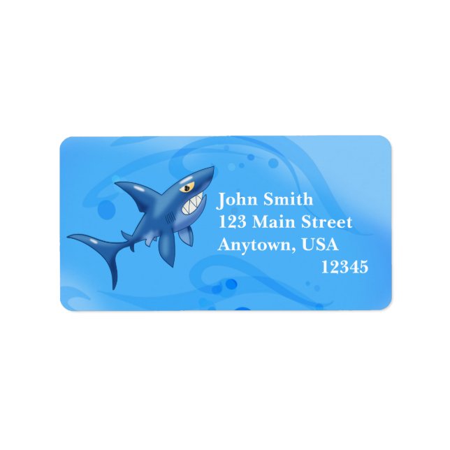 Cool Shark Label (Front)