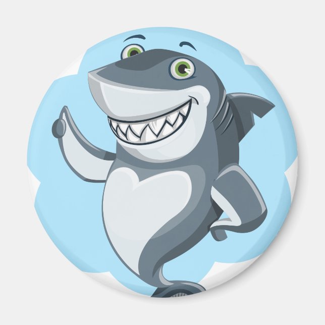 Cool shark magnet (Front)