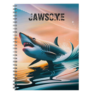 Cool Shark Spiral Notebook