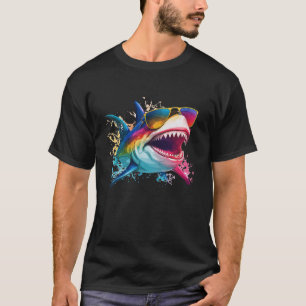 Cool Shark wearing Sunglasses T-Shirt