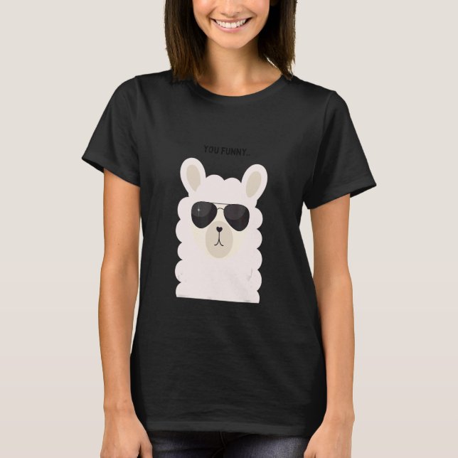 cool  sheep gentle cute sheep for animal T-Shirt (Front)