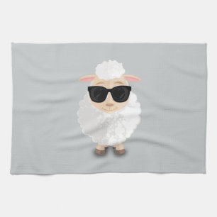 Cool Sheep Tea Towel