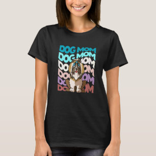 Cool Shih Tzu Dog Mom Retro Vintage Dog T-Shirt