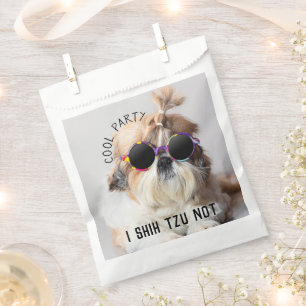 Cool Shih Tzu Not fun cute Sunglasses party Favour Bags