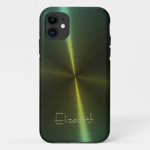 Cool Shiny Radial Steel Metal 29 iPhone 11 Case