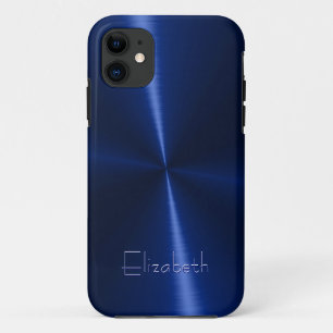 Cool Shiny Radial Steel Metal iPhone 11 Case