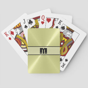 Cool Shiny Stainless Steel Metal 4 Playing Cards