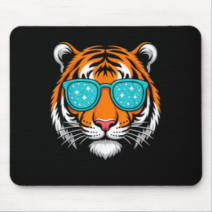 Cool Shirts For Boys Kids, Funny Tiger Sungles  Mouse Mat
