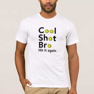 Cool Shot Bro tennis t-shirt
