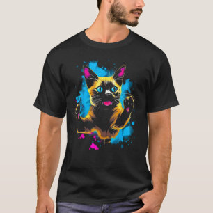 Cool Siamese Cat T-Shirt