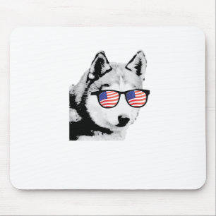 Cool Siberian Husky Dog Mouse Mat