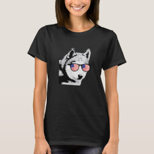 Cool Siberian Husky Dog T-Shirt