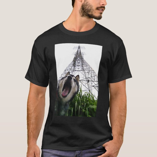 Cool Siberian Husky  For Men Women Boys & Girls T-Shirt (Front)