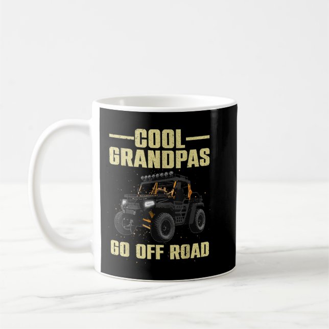 Cool Side-By-Side For Grandpa Dad SxS Offroad UTV  Coffee Mug (Left)