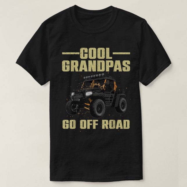 Cool Side-By-Side For Grandpa Dad SxS Offroad UTV  T-Shirt (Design Front)