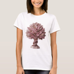 Cool Silver PINK TREE OF LIFE Bold Design T-Shirt
