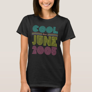 Cool Since June 2005 18th Birthday Party Men Women T-Shirt