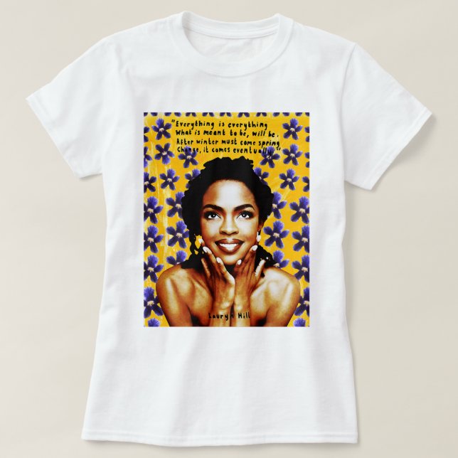 Cool Singer Funny Gift Lauryn Hills fans T-Shirt (Design Front)