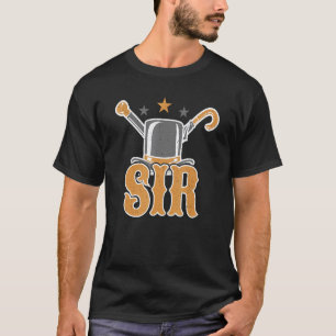 Cool Sir Hat Umbrella Gentleman History T-Shirt