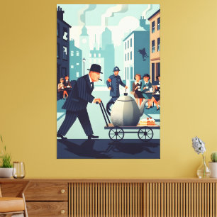 Cool Sir Winston Churchill Canvas Print