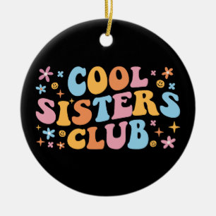 Cool Sisters Club III Ceramic Tree Decoration