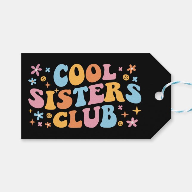 Cool Sisters Club III Gift Tags (Front (Horizontal))