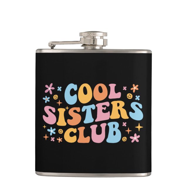 Cool Sisters Club III Hip Flask (Front)
