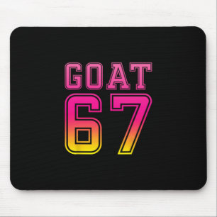 Cool Six Seven 6 7 Ice-cream Goat 67 Meme Rizz Fun Mouse Mat
