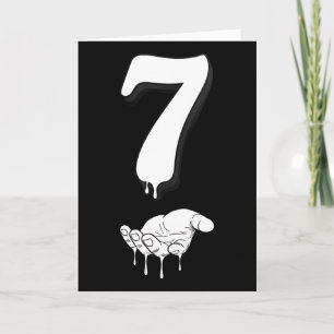 Cool Six Seven 6 7 Meme Gen Alpha Slang Costume Ma Card