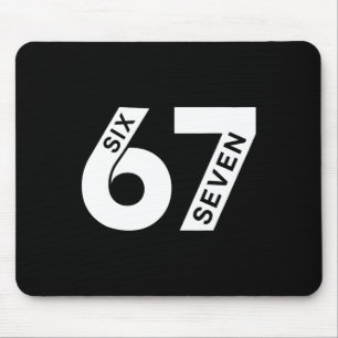 Cool Six Seven Number Gen Alpha Slang 6 7 Trending Mouse Mat