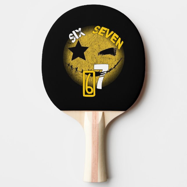 Cool Six Seven Ping Pong Paddle! Paddle (Front)