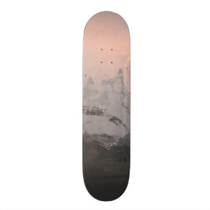 Cool skateboard art girls skateboard pink black