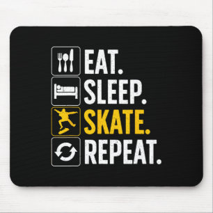 Cool Skateboarding Art For Men Women Skateboard Sk Mouse Mat
