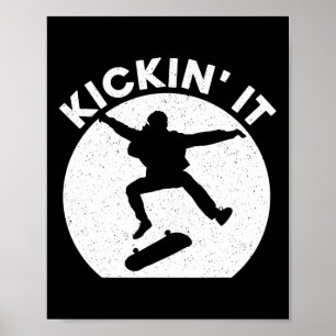 Cool Skateboarding Art For Men Women Skateboarder  Poster