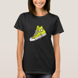 Cool Skateboarding Green Sneakers Graphic Fashion